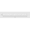 Découpe de lettres : "MAISON DRIES BOUCHERIE HALAL"