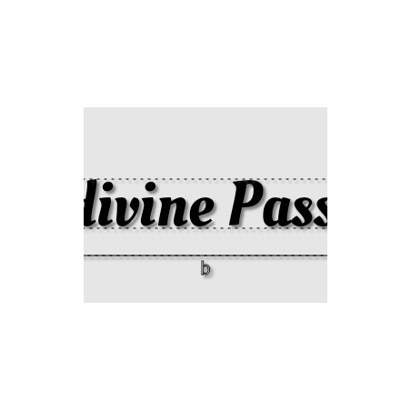 Découpe de lettres : "Ludivine Passion"