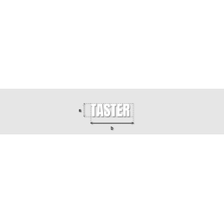 Découpe de lettres : "TASTER "