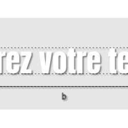 Découpe de lettres : ""