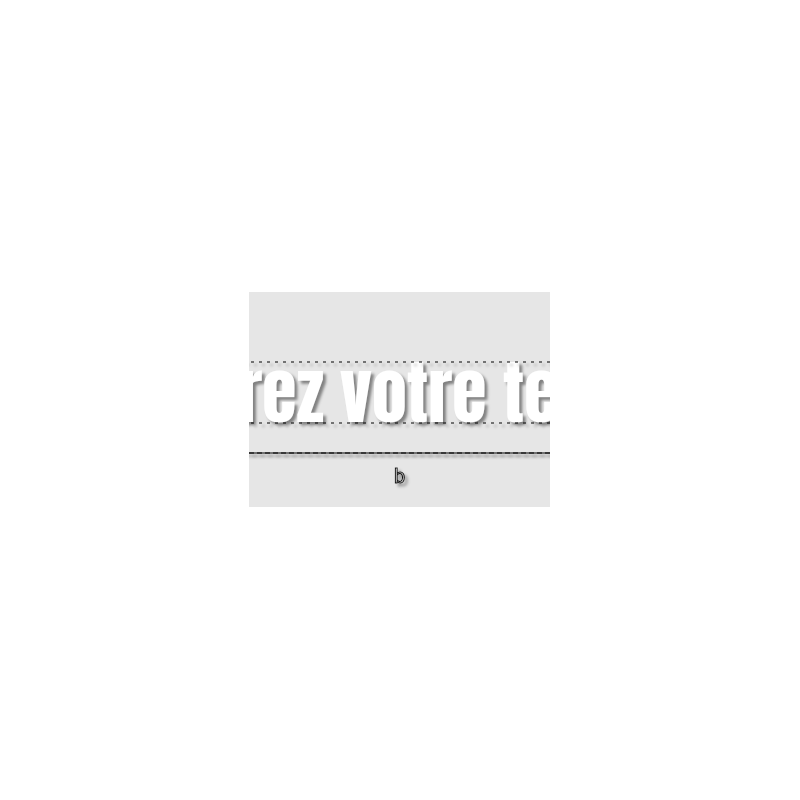 Découpe de lettres : ""