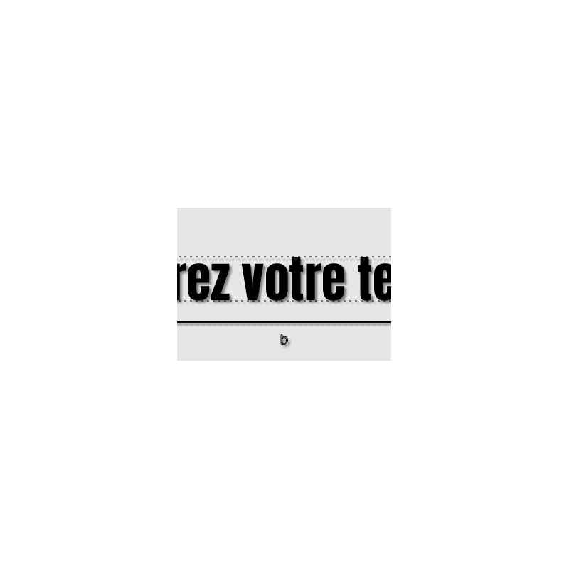 Découpe de lettres : ""