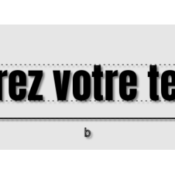 Découpe de lettres : ""