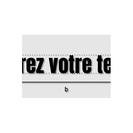 Découpe de lettres : ""
