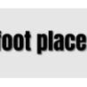 Découpe de lettres : "foot place "