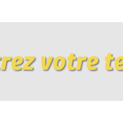 Découpe de lettres : ""