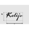 Découpe de lettres : "Kelijo"