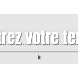 Découpe de lettres : ""