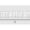 Découpe de lettres : ""