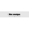 Découpe de lettres : "Mon enseigne"