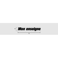 Découpe de lettres : "Mon...