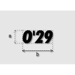 Découpe de lettres : "O'29"