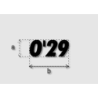 Découpe de lettres : "O'29"