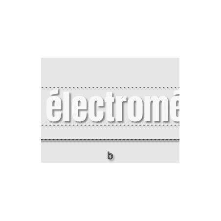 Découpe de lettres : "Pièces électroménager "