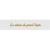Découpe de lettres : "La cabane du grand Sapin"
