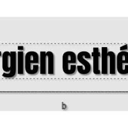 Découpe de lettres :...