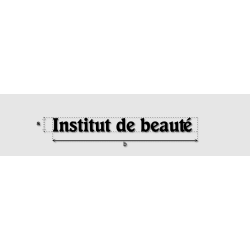 Découpe de lettres :...