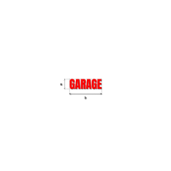 Découpe de lettres : "GARAGE"
