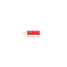 Découpe de lettres : "GARAGE"