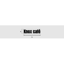 Découpe de lettres : "Knox...