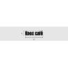 Découpe de lettres : "Knox café"