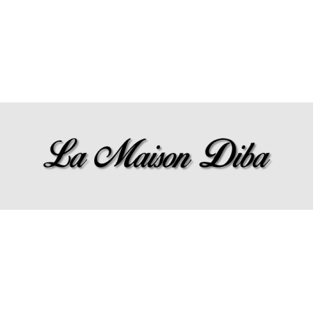 Découpe de lettres : "La Maison Diba"