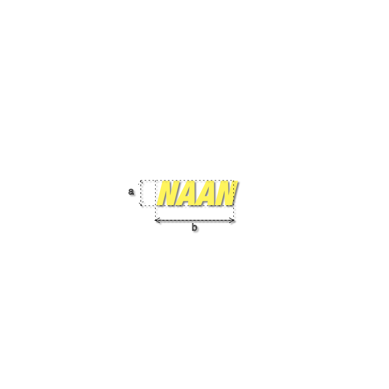 Découpe de lettres : "NAAN"