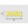 Découpe de lettres : "ROYAL"