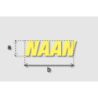Découpe de lettres : "NAAN"