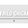 Découpe de lettres : "& FRIED CHICKEN"