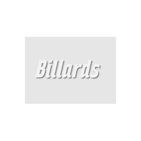 Découpe de lettres : "Billards "