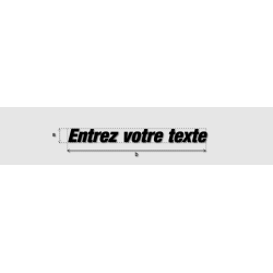 Découpe de lettres : ""