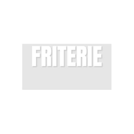 Découpe de lettres : "FRITERIE"