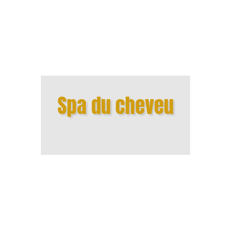 Découpe de lettres : "Spa du cheveu"
