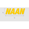 Découpe de lettres : "NAAN"