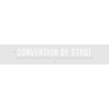 Découpe de lettres : "CONVENTION DE STAGE"