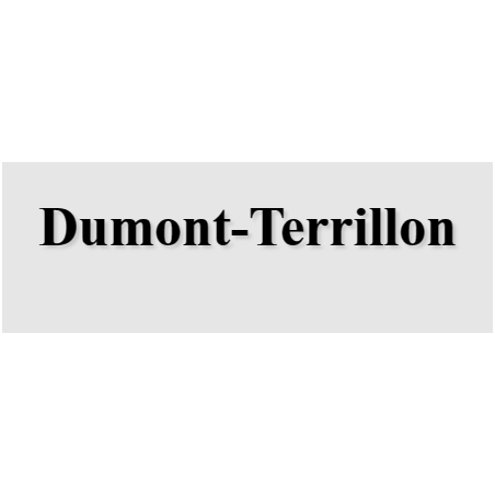 Découpe de lettres : "Dumont-Terrillon"