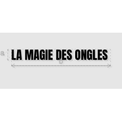 Découpe de lettres : "LA...