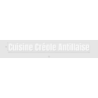 Découpe de lettres : "Cuisine Créole Antillaise"