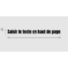 Découpe de lettres : ""