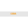 Découpe de lettres : "CODA "