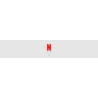 Découpe de lettres : "N"
