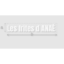 Découpe de lettres : "Les...