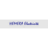 Découpe de lettres : "HEMERA Electricité"