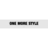 Découpe de lettres : "ONE MORE STYLE"