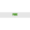 Découpe de lettres : "PARC"