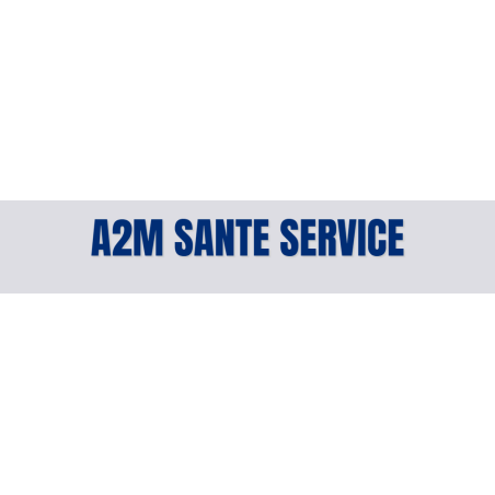 Découpe de lettres : "A2M SANTE SERVICE"