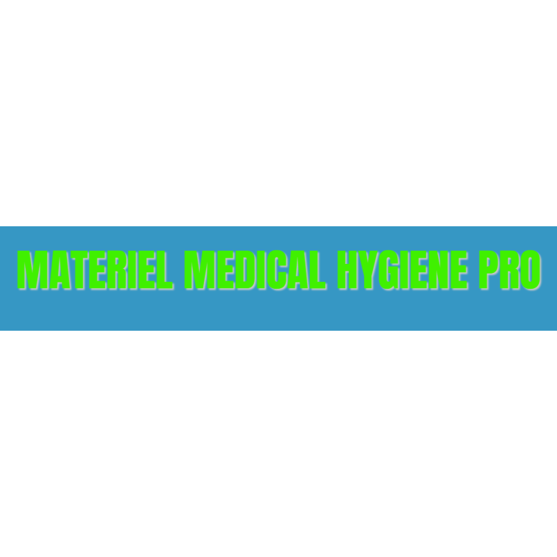 Découpe de lettres : "MATERIEL MEDICAL HYGIENE PRO"