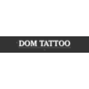 Découpe de lettres : "DOM TATTOO"
