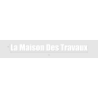 Découpe de lettres : "La Maison Des Travaux"